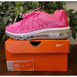 Nike Air Max 2015 GS Running Sneakers Pink 705458 601 Size 6.5Y